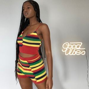 Two Piece Shorts Set